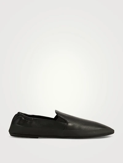 Tech Leather Loafers