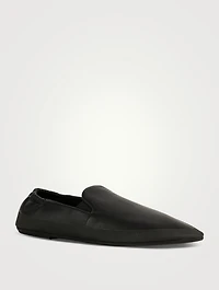 Tech Leather Loafers