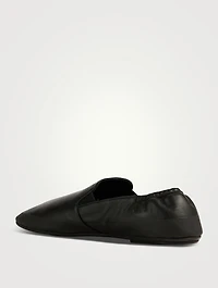 Tech Leather Loafers
