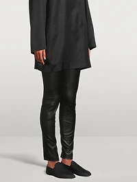 Tech Leather Loafers