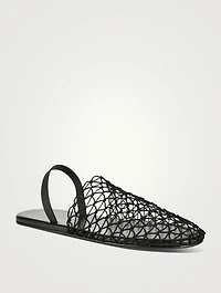 Crochet Slingback Slippers