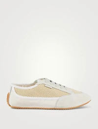 Bonnie Suede And Mesh Sneakers