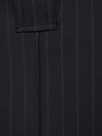 Bootcut Trousers Pinstripe Print