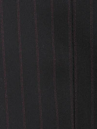 Single-Breasted Blazer Pinstripe Print