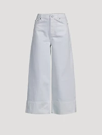 Cropped Wide-Leg Jeans