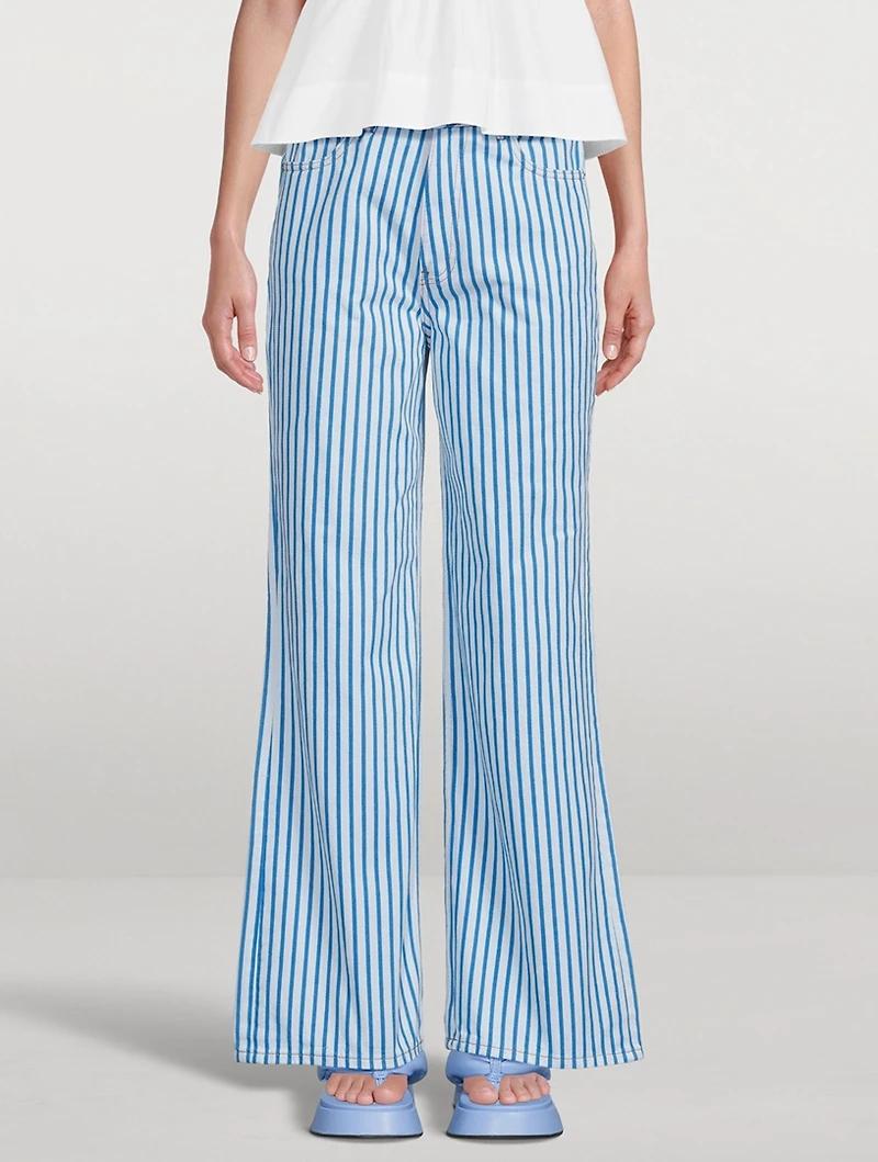 Magny Jeans Stripe Print