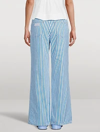 Magny Jeans Stripe Print