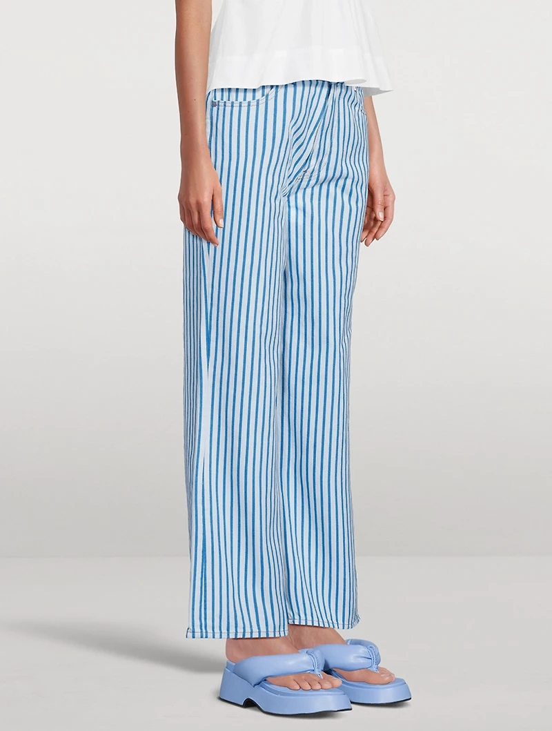 Magny Jeans Stripe Print