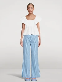 Magny Jeans Stripe Print