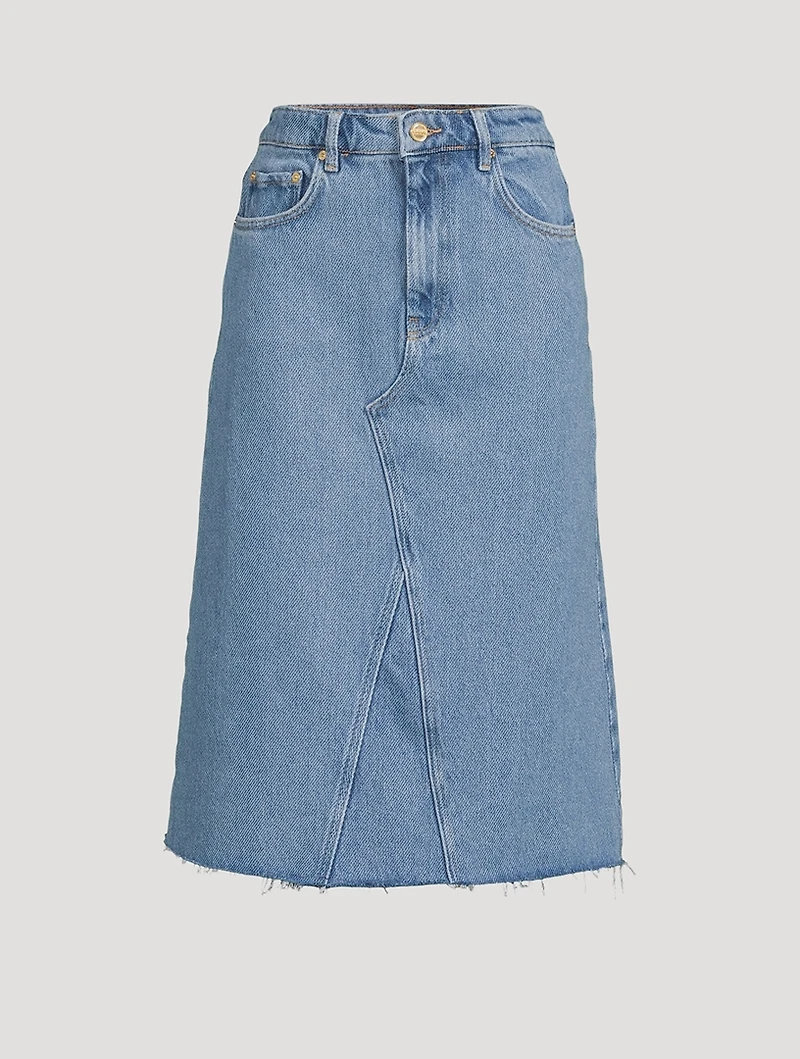 Denim Midi Skirt