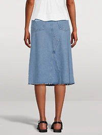 Denim Midi Skirt