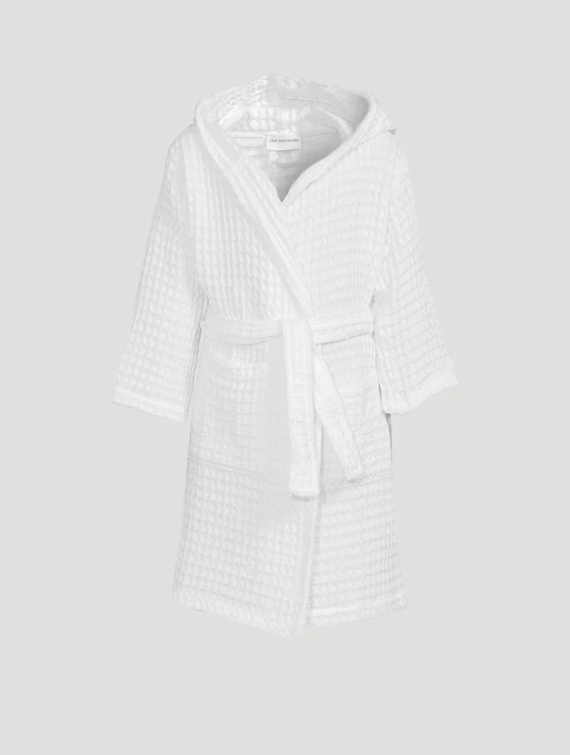 Kids Waffle Knit Robe