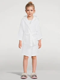 Kids Waffle Knit Robe