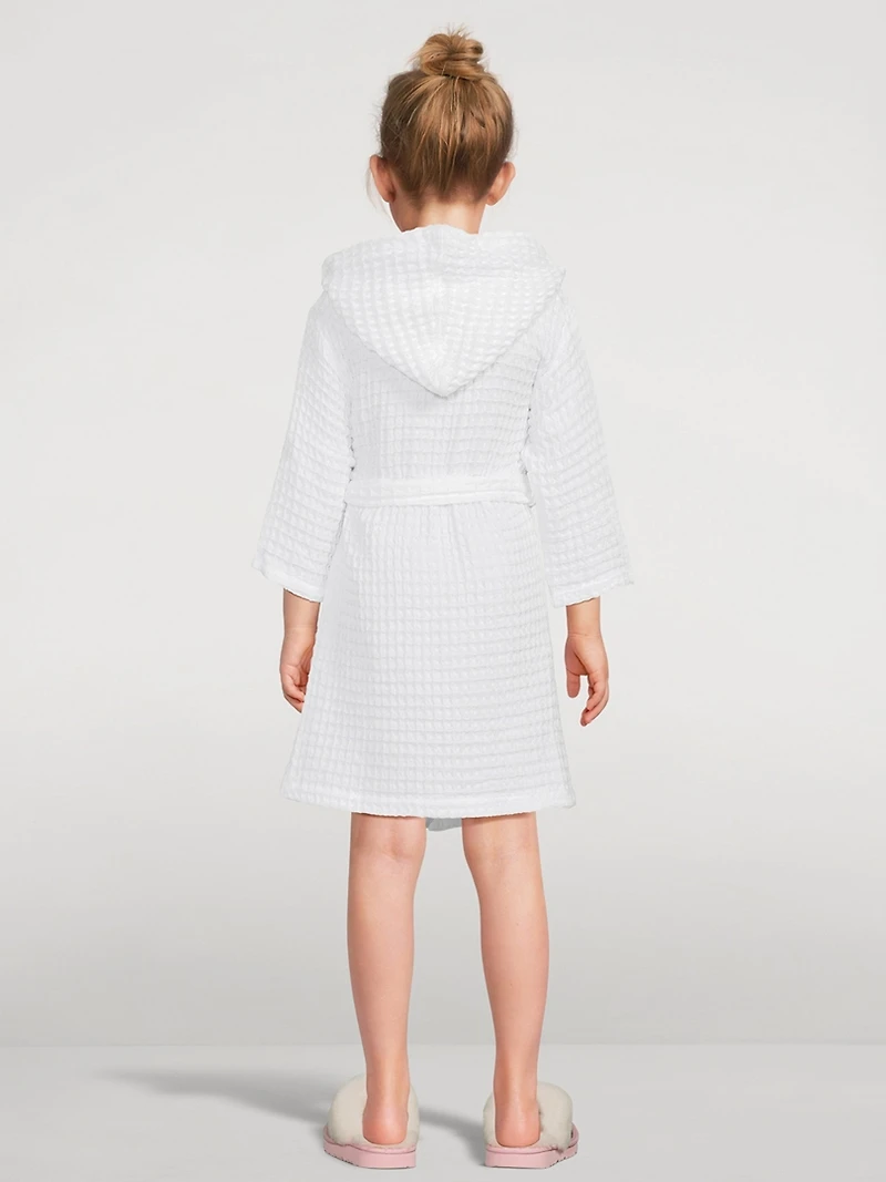 Kids Waffle Knit Robe