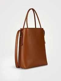 Micro Chloé Sense Leather Tote Bag