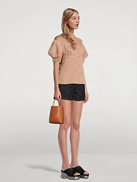 Micro Chloé Sense Leather Tote Bag