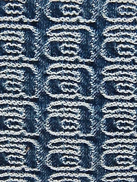 Scrunchie Jacquard Denim Bag