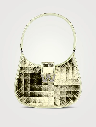 Small Legacy Crystal Satin Shoulder Bag