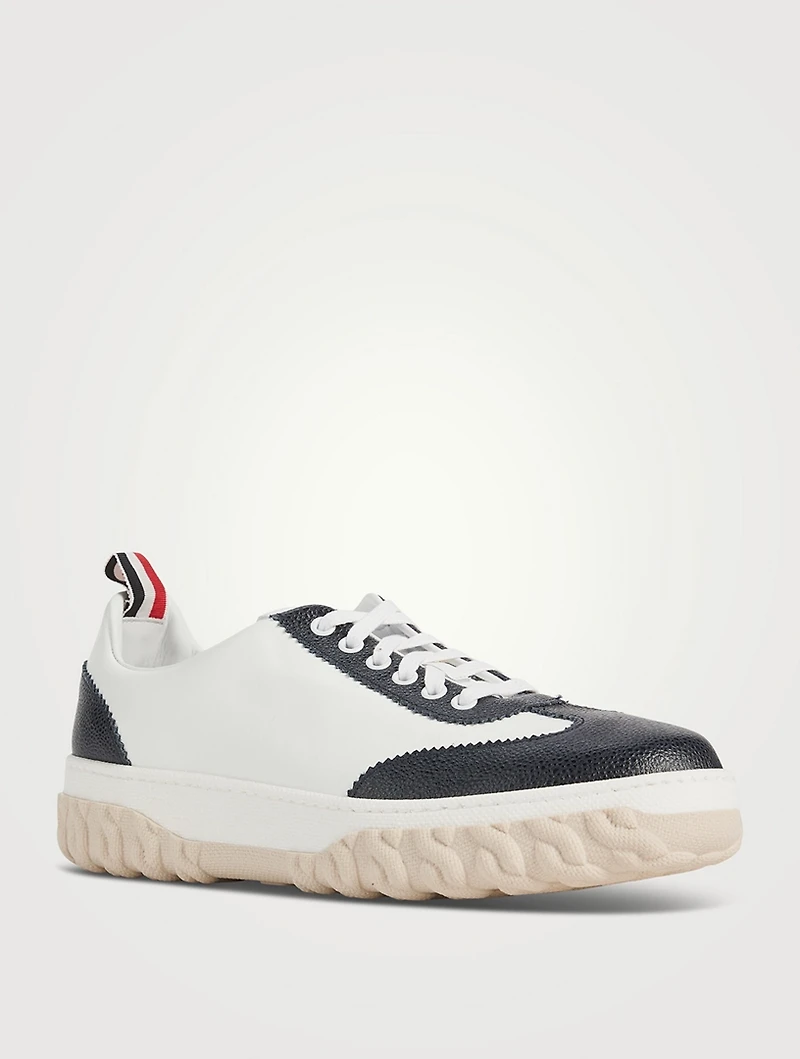 Cable Knit Court Sneakers