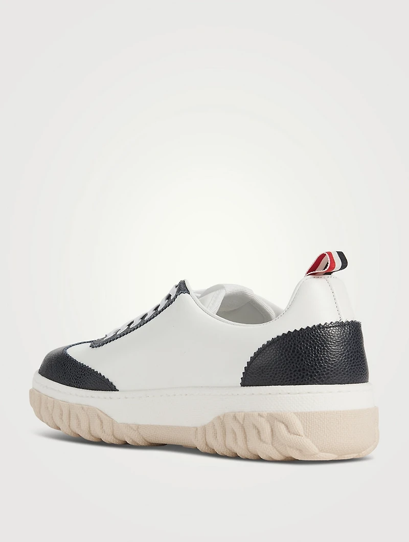 Cable Knit Court Sneakers