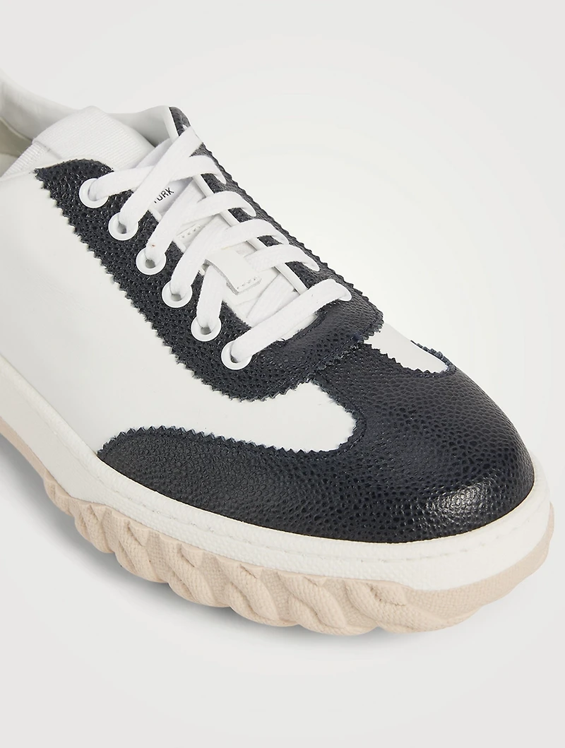 Cable Knit Court Sneakers