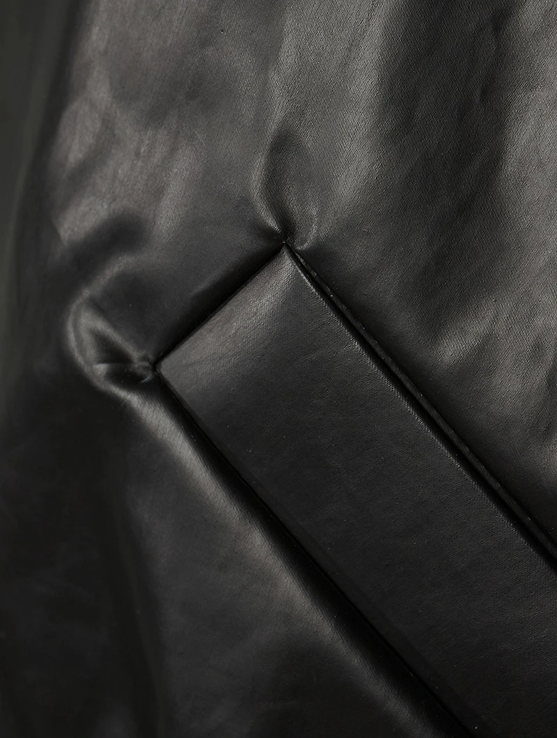 Oil Sleeveless Bomber
