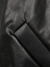 Oil Sleeveless Bomber