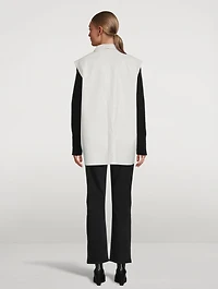 Oil Sleeveless Blazer