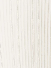Variegated Rib Polo Sweater