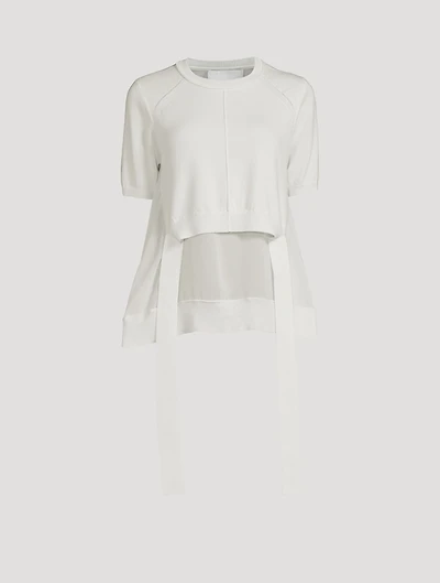 Layered Knit Blouse