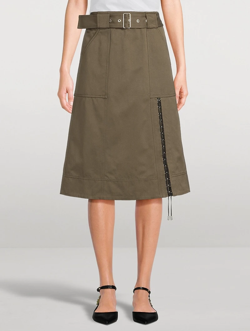 Faille Utility Skirt