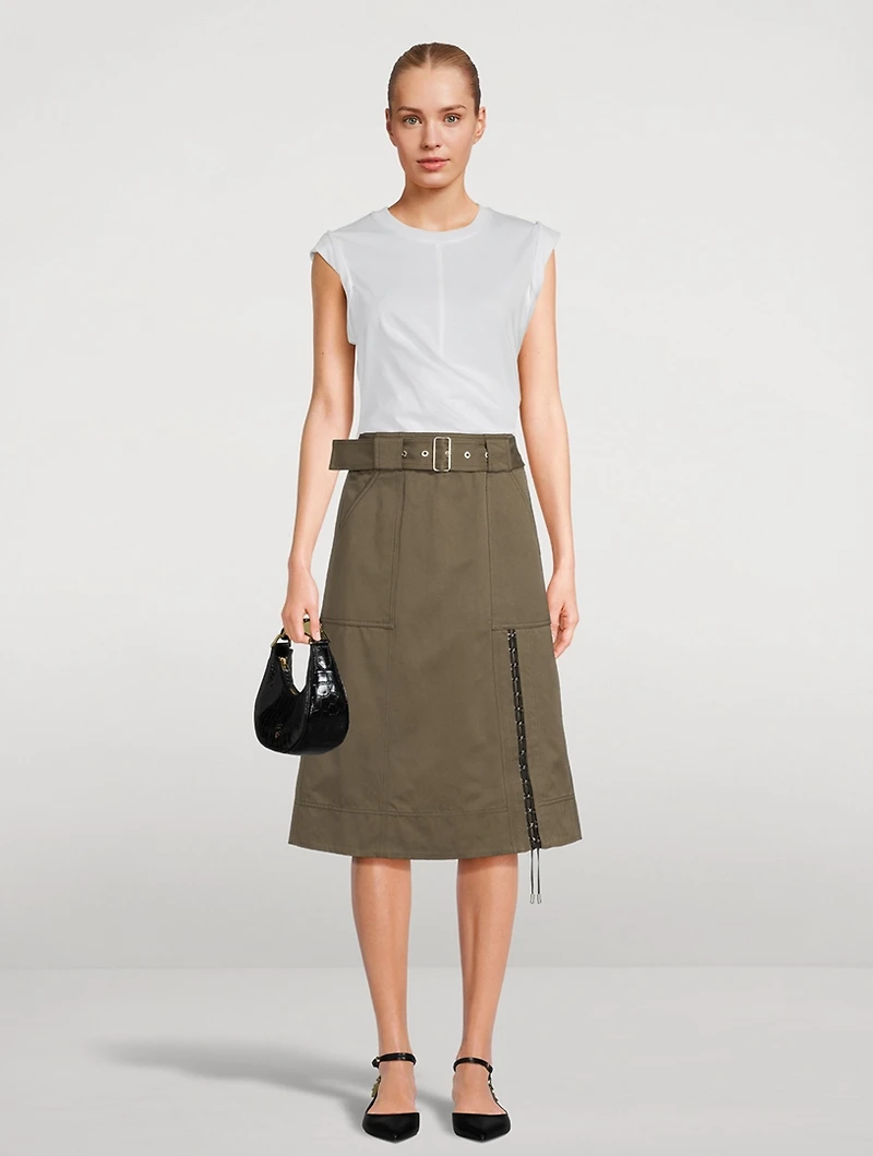 Faille Utility Skirt