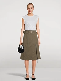 Faille Utility Skirt