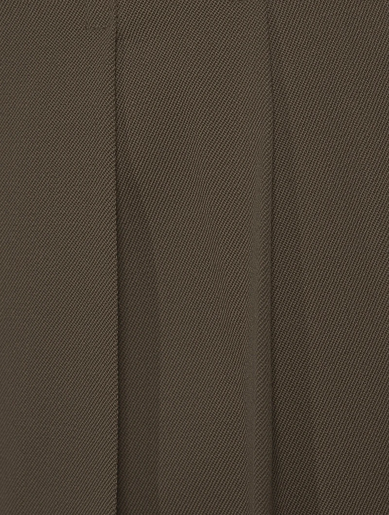 Wide-Leg Wool Trousers