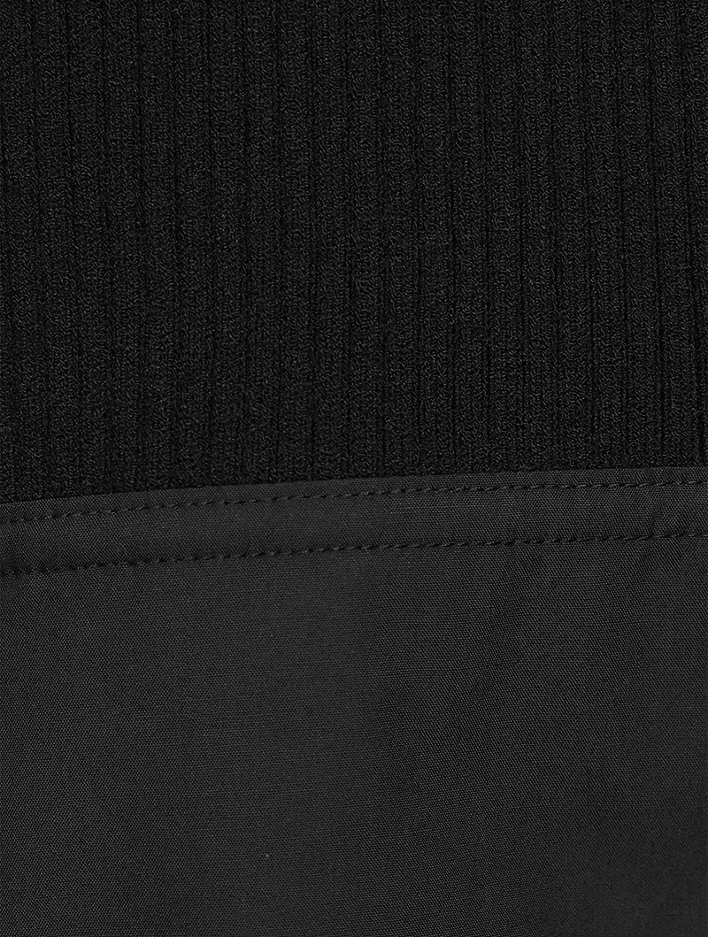 A-Line Poplin Midi Skirt