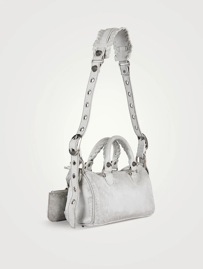 Mini Le Cagole Leather Duffle Bag