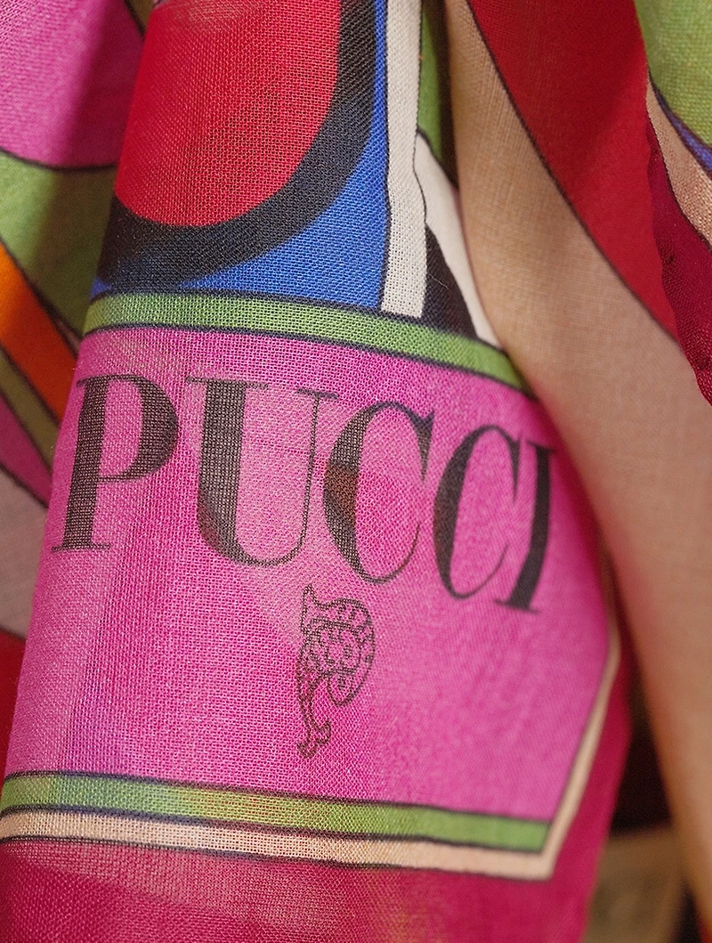 Cotton Sarong In Patchwork Print