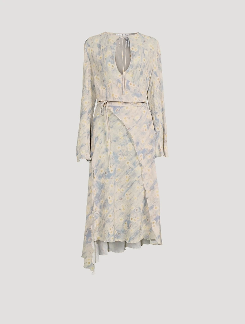 Wrap Dress Floral Print