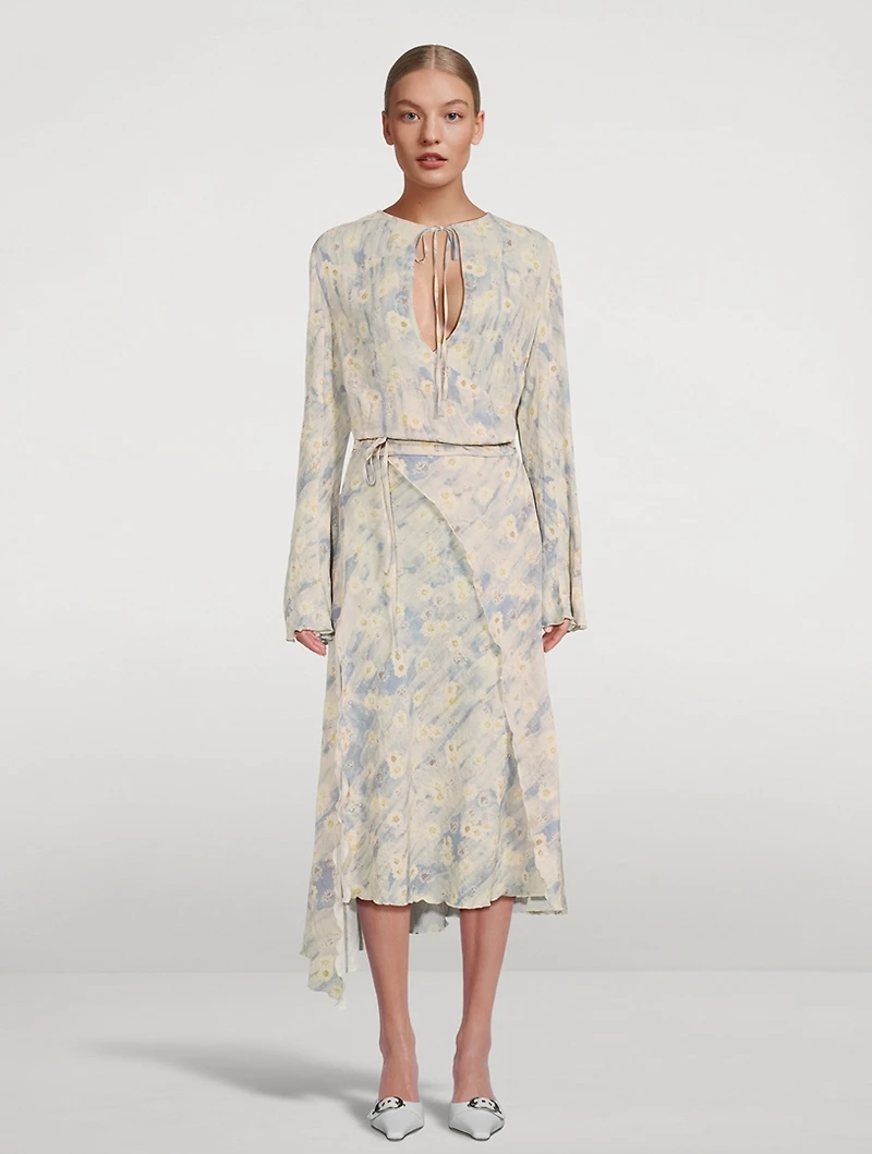 Wrap Dress Floral Print