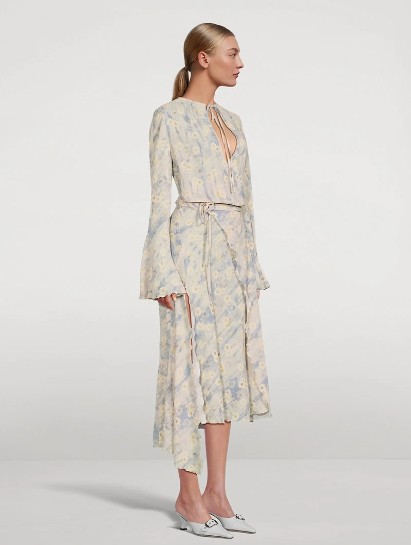 Wrap Dress Floral Print