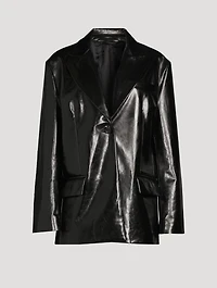 Patent Leather Blazer
