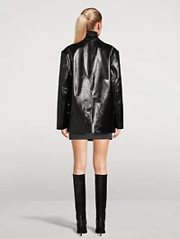 Patent Leather Blazer