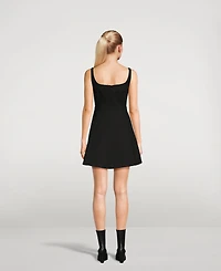 Cotton Piqué Mini Dress