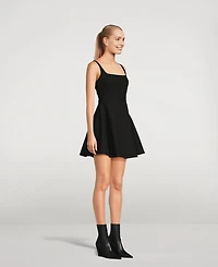 Cotton Piqué Mini Dress