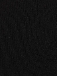 Sleeveless Sheer Turtleneck