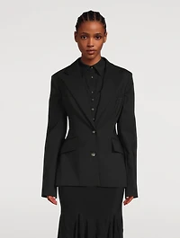 Blazer With Shirt And Vest Insert