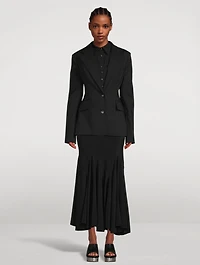 Blazer With Shirt And Vest Insert