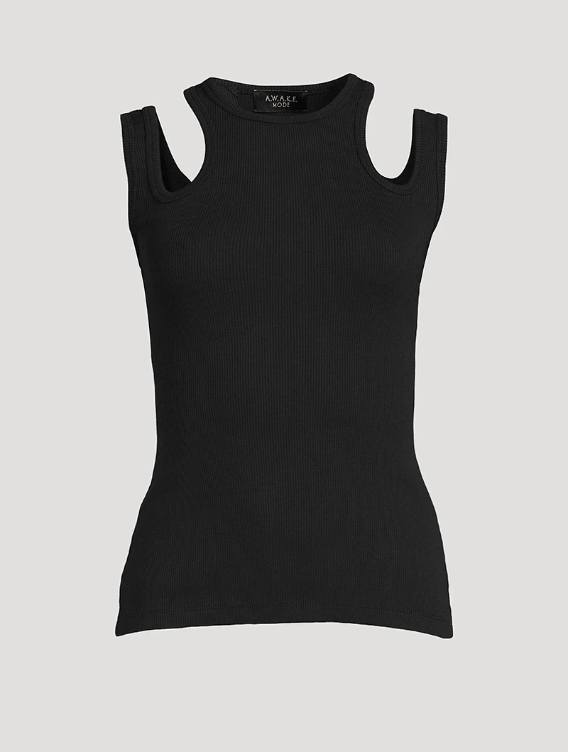 Cut-Out Tank Top