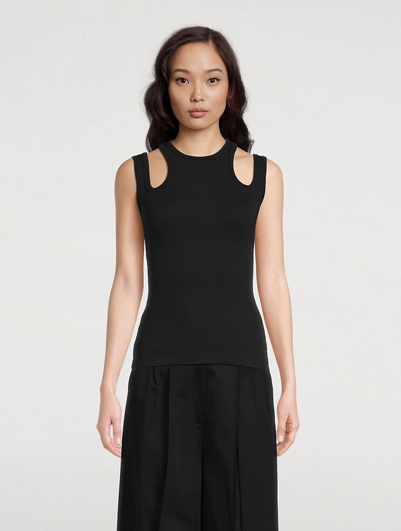 Cut-Out Tank Top