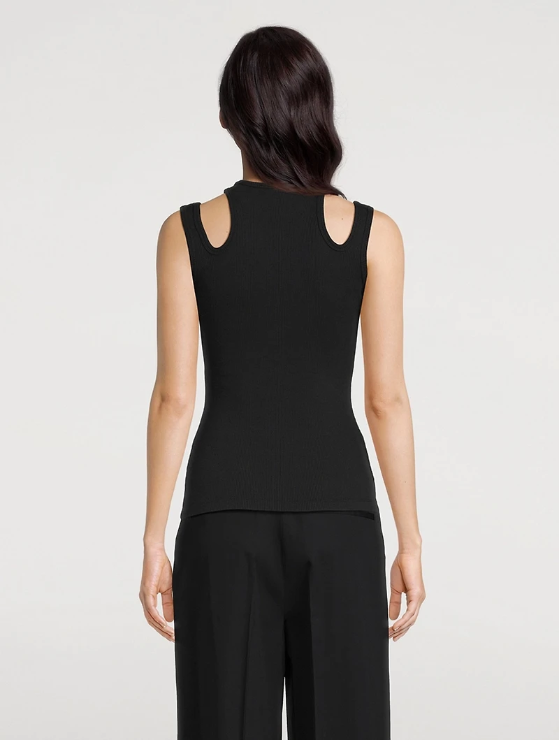 Cut-Out Tank Top